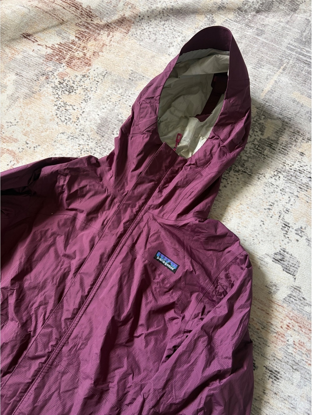 PATAGONIA SHELL JACKET DAMAGED INTERIOR WOMENS MEDIUM